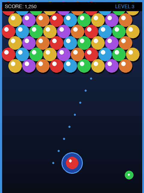 Bubble Shooter gameplay